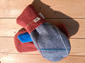 Felted Wool Mittens with Fleece Lining