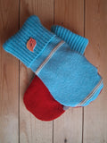 Felted Wool Mittens with Fleece Lining
