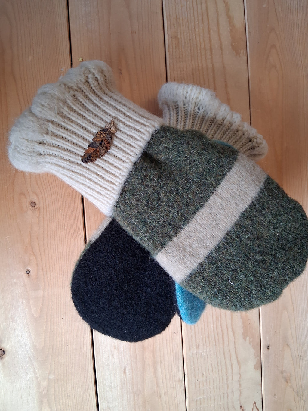 Felted Wool Mittens