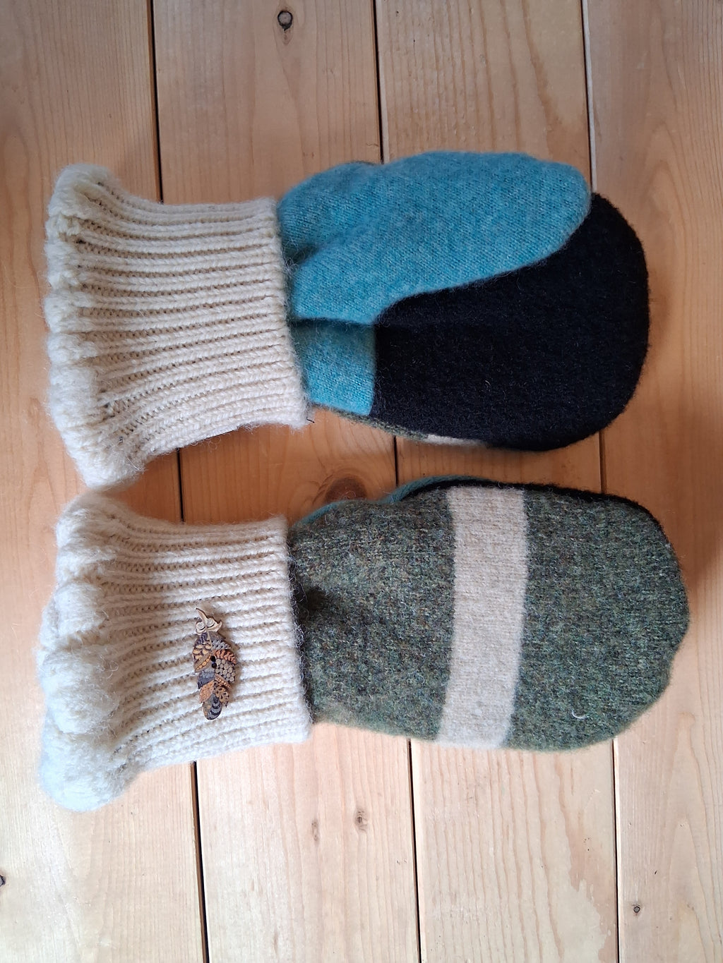 Felted Wool Mittens
