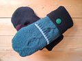 Felted Wool Miitens with Fleece Lining