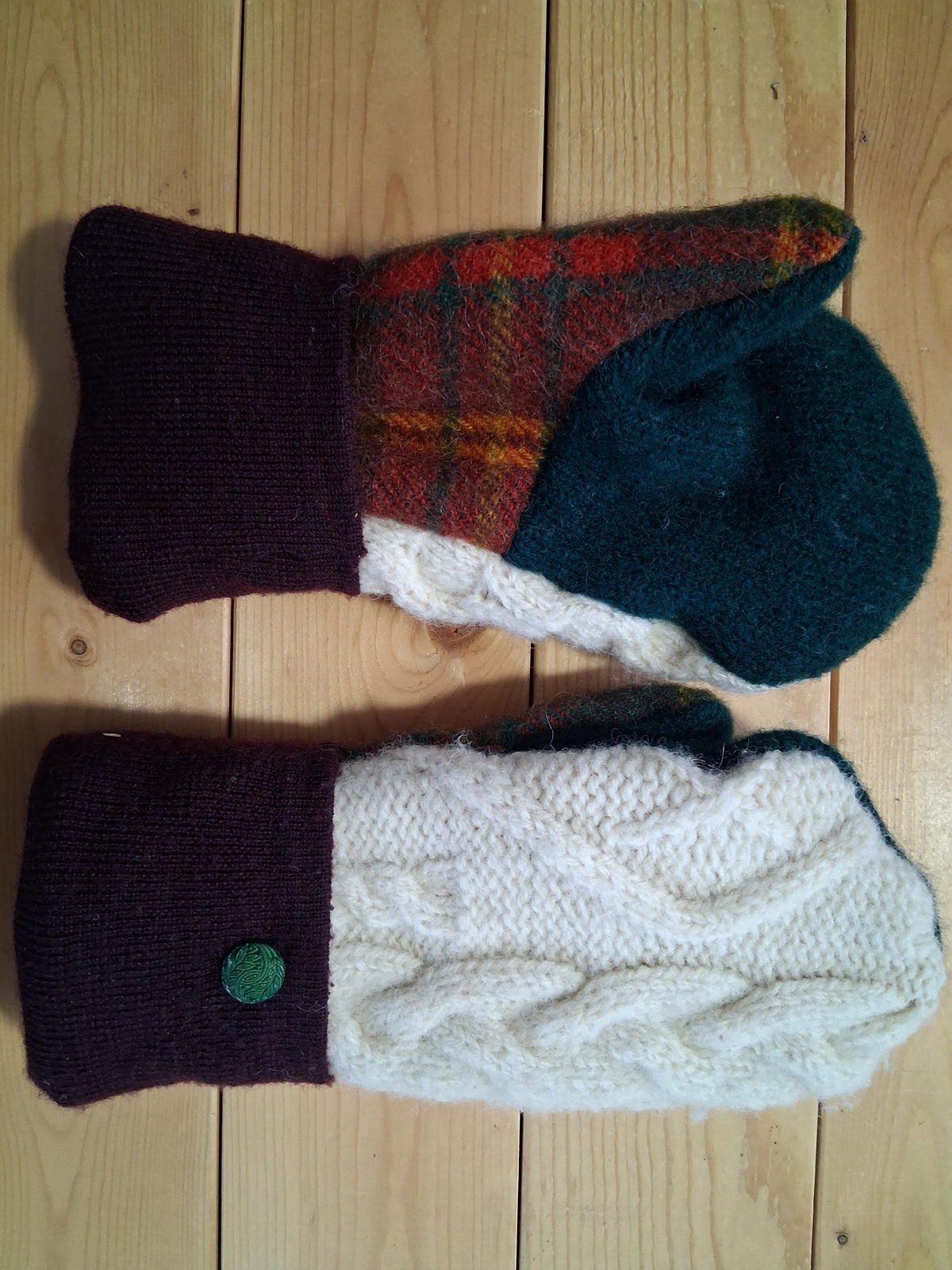 Felted Wool Mittens