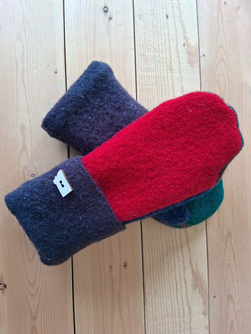 Felted Wool Mittens