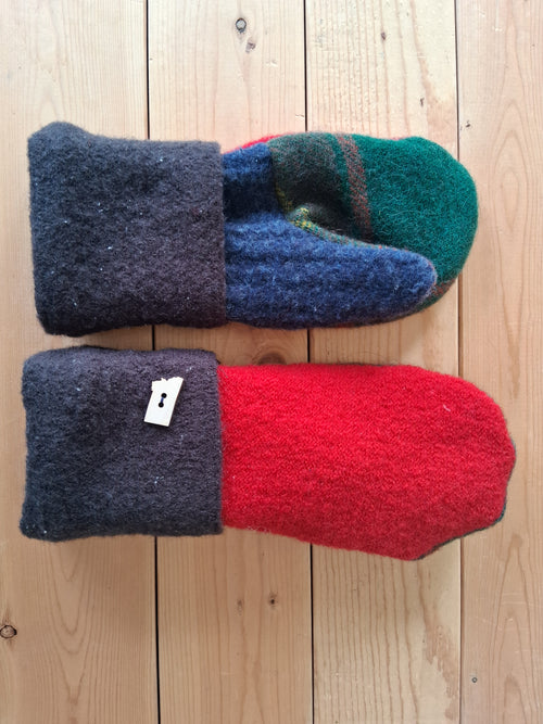 Felted Wool Mittens