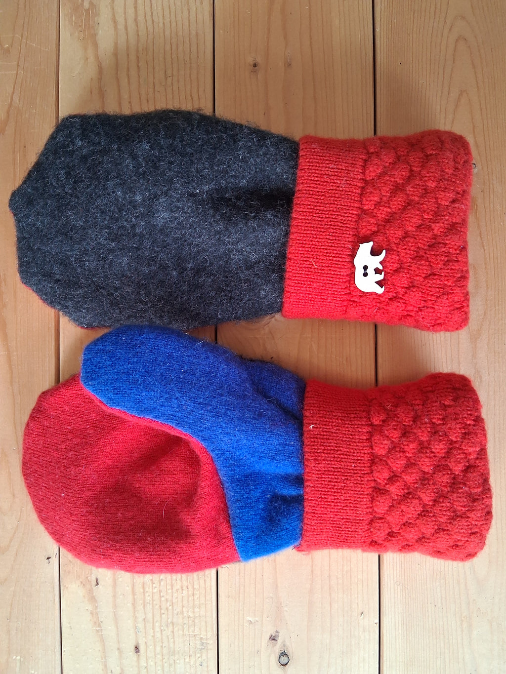 Felted Wool Mittens